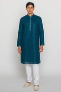 MLS CHIKANKARI KURTA PAJAMA