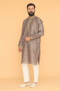 MLS PRINTED KURTA PAJAMA