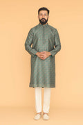 MLS PRINTED KURTA PAJAMA