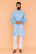 MLS CHIKANKARI KURTA PAJAMA