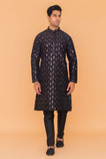 MLS EMBROIDERED KURTA PAJAMA