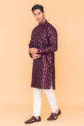 MLS EMBROIDERED KURTA PAJAMA