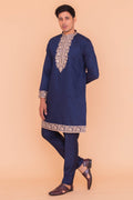 MLS EMBROIDERED KURTA PAJAMA