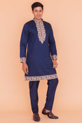 MLS EMBROIDERED KURTA PAJAMA