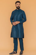 MLS EMBROIDERED KURTA PAJAMA