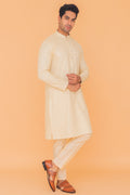 MLS EMBROIDERED KURTA PAJAMA