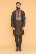 MLS EMBROIDERED KURTA PAJAMA