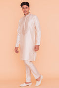 MLS EMBROIDERED KURTA PAJAMA