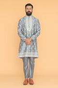 MLS EMBROIDERED KURTA PAJAMA