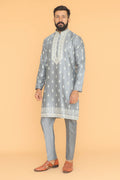 MLS EMBROIDERED KURTA PAJAMA