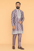 MLS EMBROIDERED KURTA PAJAMA