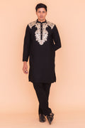 MLS EMBROIDERED KURTA PAJAMA