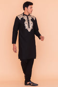 MLS EMBROIDERED KURTA PAJAMA