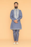 MLS EMBROIDERED KURTA PAJAMA