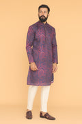 MLS EMBROIDERED KURTA PAJAMA