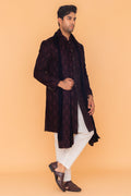 MLS VELVET INDO WESTERN 3PCS