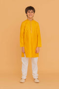 MLS KIDS EMBROIDERED KURTA PAJAMA