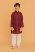 MLS KIDS CHIKANKARI KURTA PAJAMA