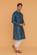 MLS EMBROIDERED KURTA PAJAMA