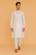 MLS EMBROIDERED KURTA PAJAMA