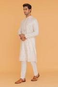 MLS EMBROIDERED KURTA PAJAMA