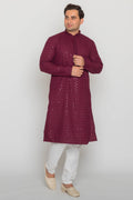 MLS CHIKANKARI KURTA PAJAMA