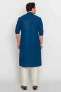 MLS CHIKANKARI KURTA PAJAMA