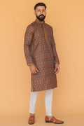 MLS PRINTED KURTA PAJAMA