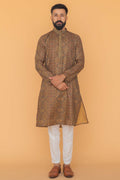 MLS PRINTED KURTA PAJAMA