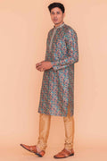 MLS PRINTED KURTA PAJAMA