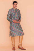 MLS PRINTED KURTA PAJAMA