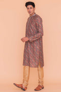 MLS PRINTED KURTA PAJAMA