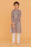 MLS KIDS PRINTED KURTA PAJAMA