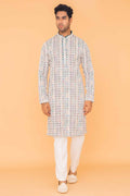 MLS PRINTED KURTA PAJAMA