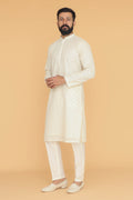 MLS EMBROIDERED KURTA PAJAMA