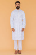 MLS EMBROIDERED KURTA PAJAMA