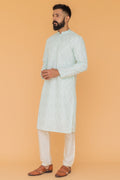 MLS EMBROIDERED KURTA PAJAMA