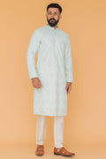 MLS EMBROIDERED KURTA PAJAMA