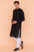 MLS EMBROIDERED KURTA PAJAMA