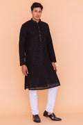 MLS EMBROIDERED KURTA PAJAMA