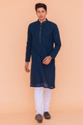 MLS EMBROIDERED KURTA PAJAMA