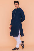 MLS EMBROIDERED KURTA PAJAMA