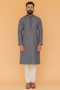 MLS EMBROIDERED KURTA PAJAMA