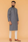 MLS EMBROIDERED KURTA PAJAMA