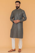 MLS EMBROIDERED KURTA PAJAMA