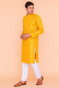 MLS EMBROIDERED KURTA PAJAMA