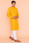 MLS EMBROIDERED KURTA PAJAMA