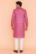 MLS EMBROIDERED KURTA PAJAMA