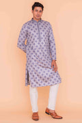 MLS EMBROIDERED KURTA PAJAMA