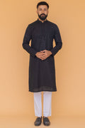 MLS EMBROIDERED KURTA PAJAMA